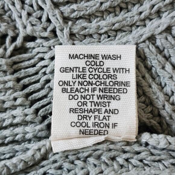 Moon & Madison Chunky Cropped Pullover Sage Green Size Medium - Picture 7 of 10